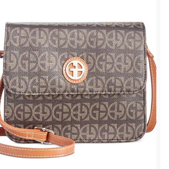 GIANI BERNINI Stylish Brown Crossbody Bag.Sell as it is. - Picture 1 of 13